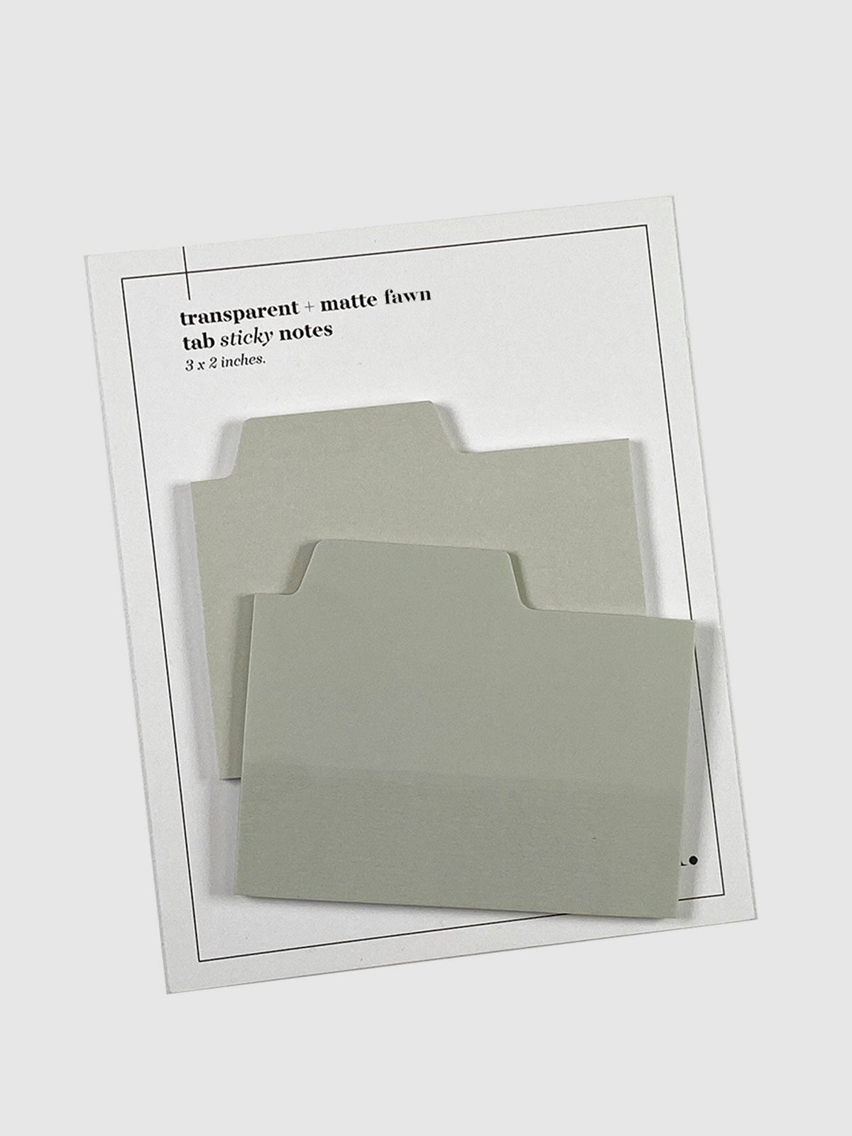 Blank Tab Sticky Note Set