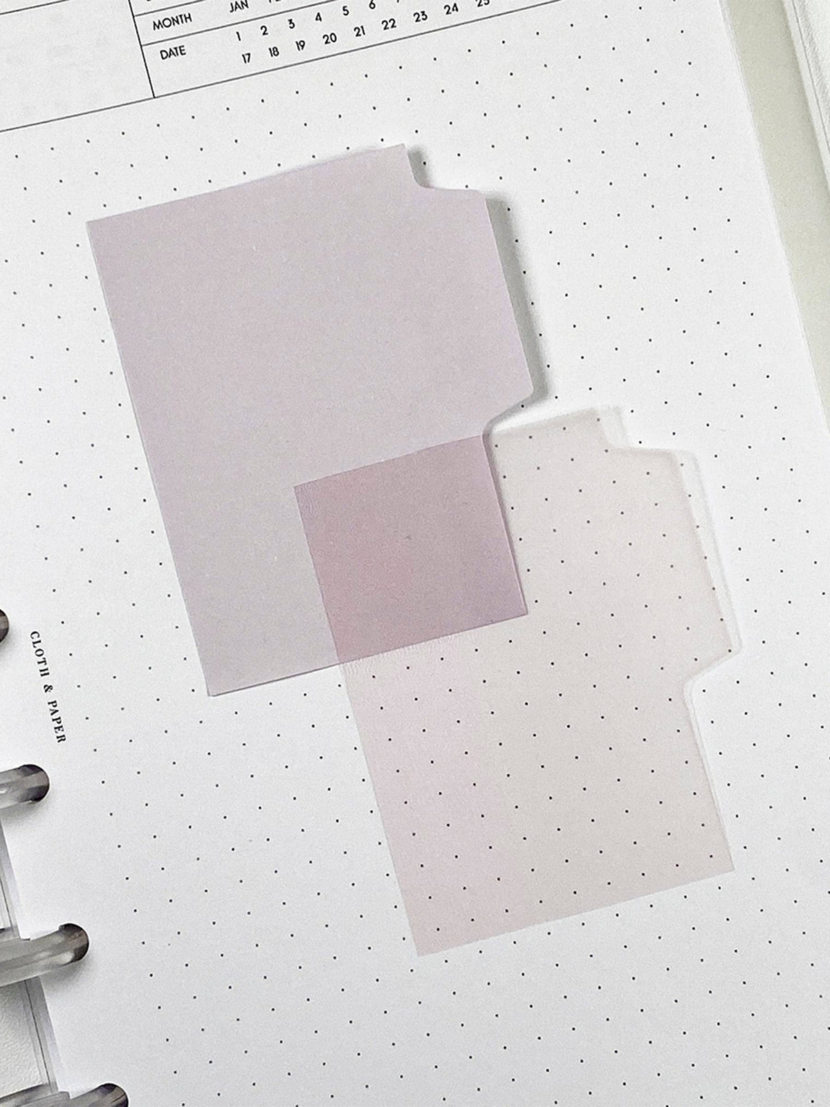Blank Tab Sticky Note Set