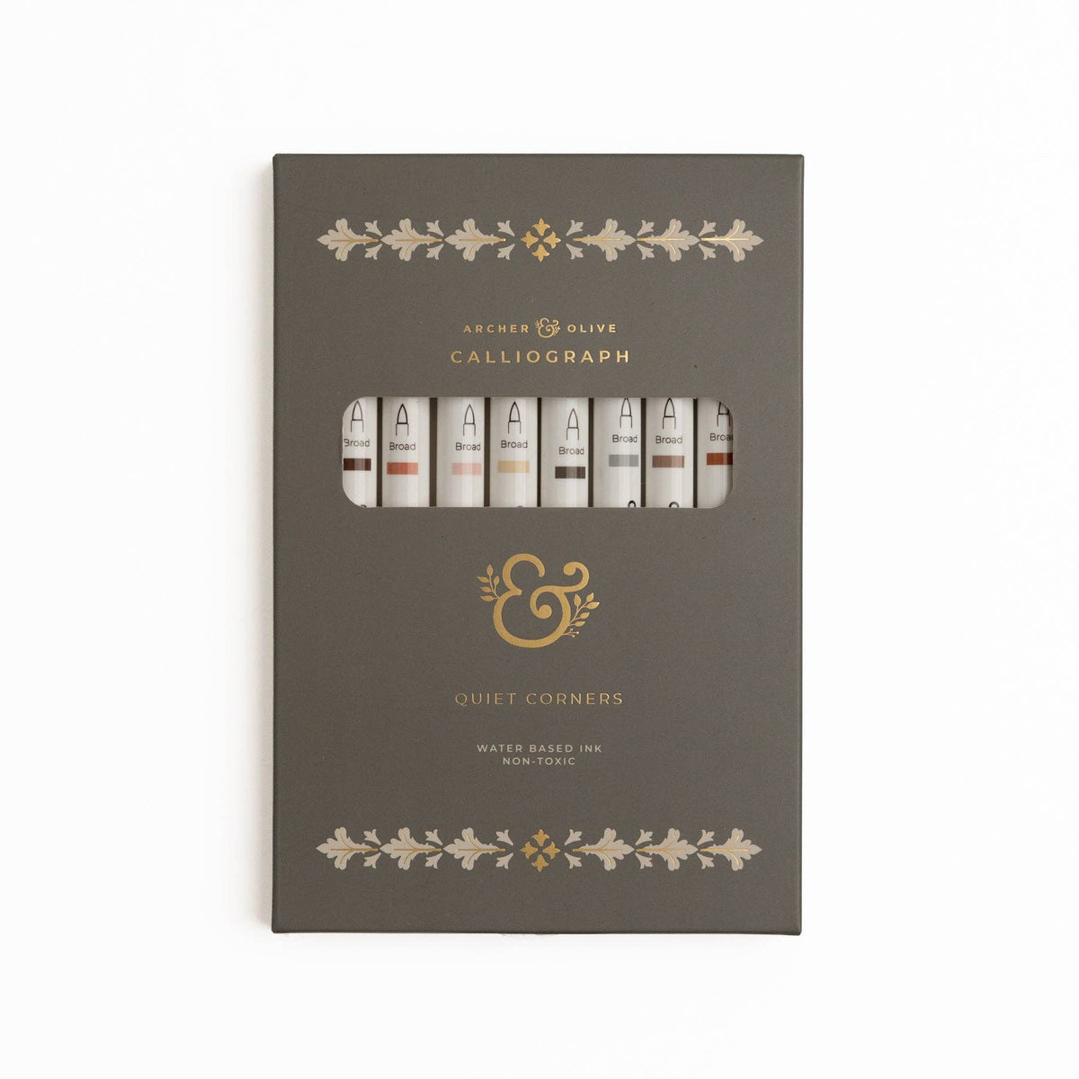 Quiet Corners | Set of 10 Calliograph Pens
