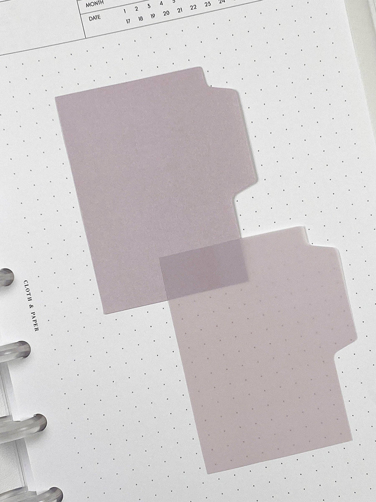 Blank Tab Sticky Note Set
