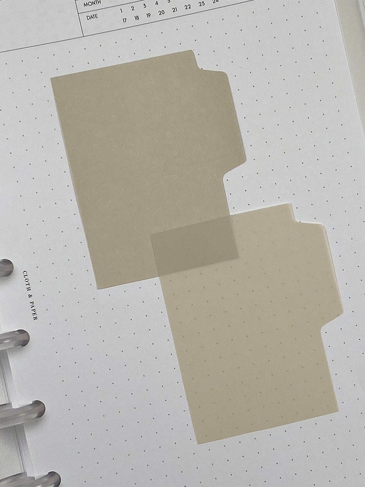 Blank Tab Sticky Note Set