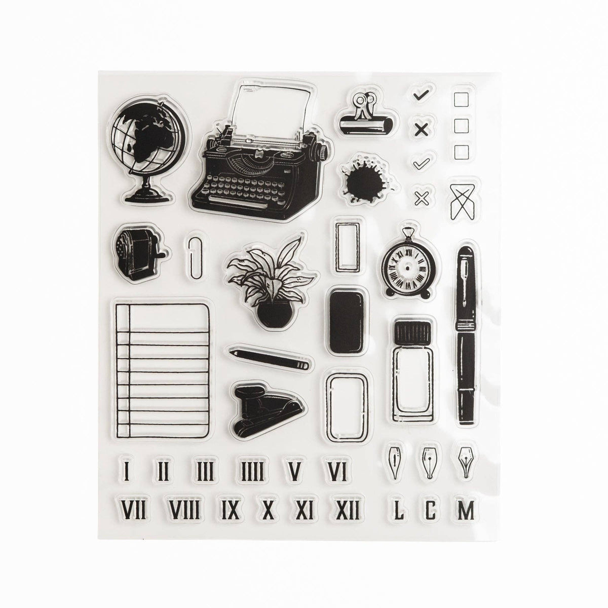 The Writer's Desk Acrylic Stamp Set