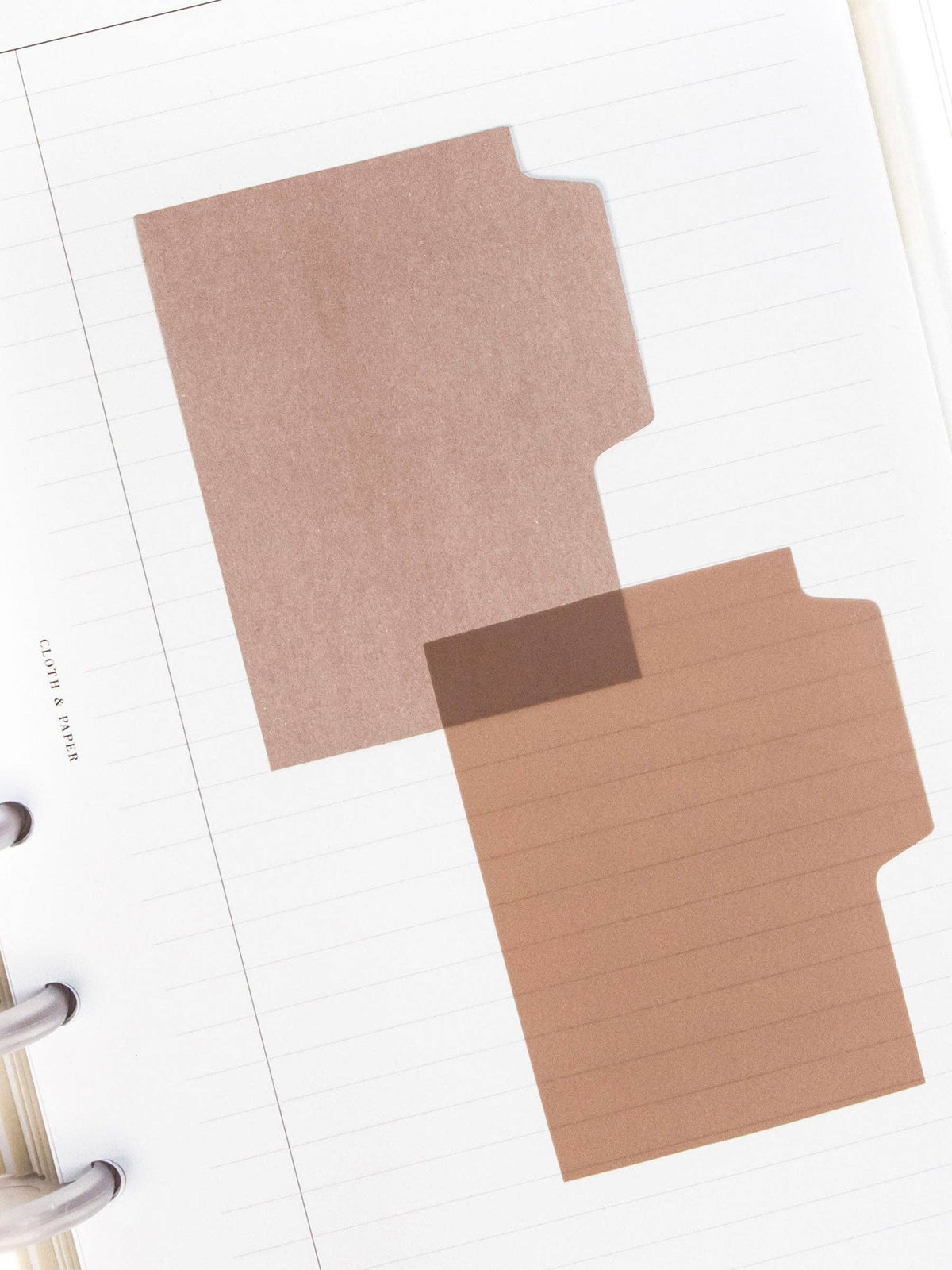 Blank Tab Sticky Note Set