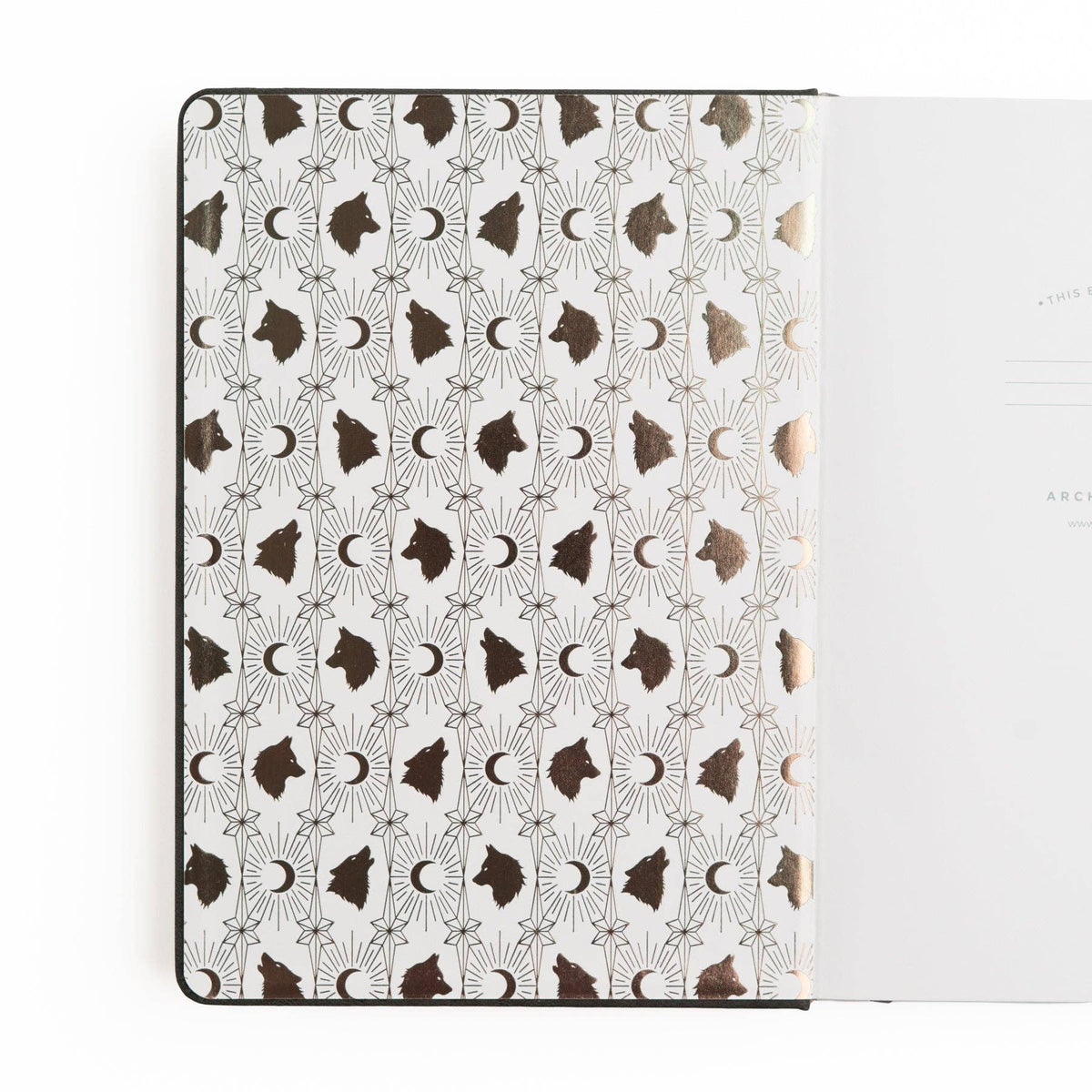 Wolf in the Night Notebook
