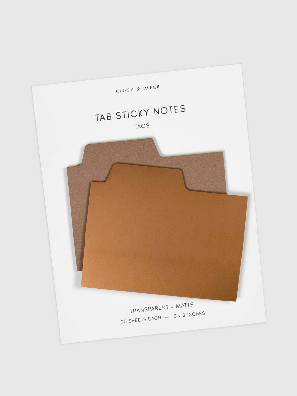 Blank Tab Sticky Note Set
