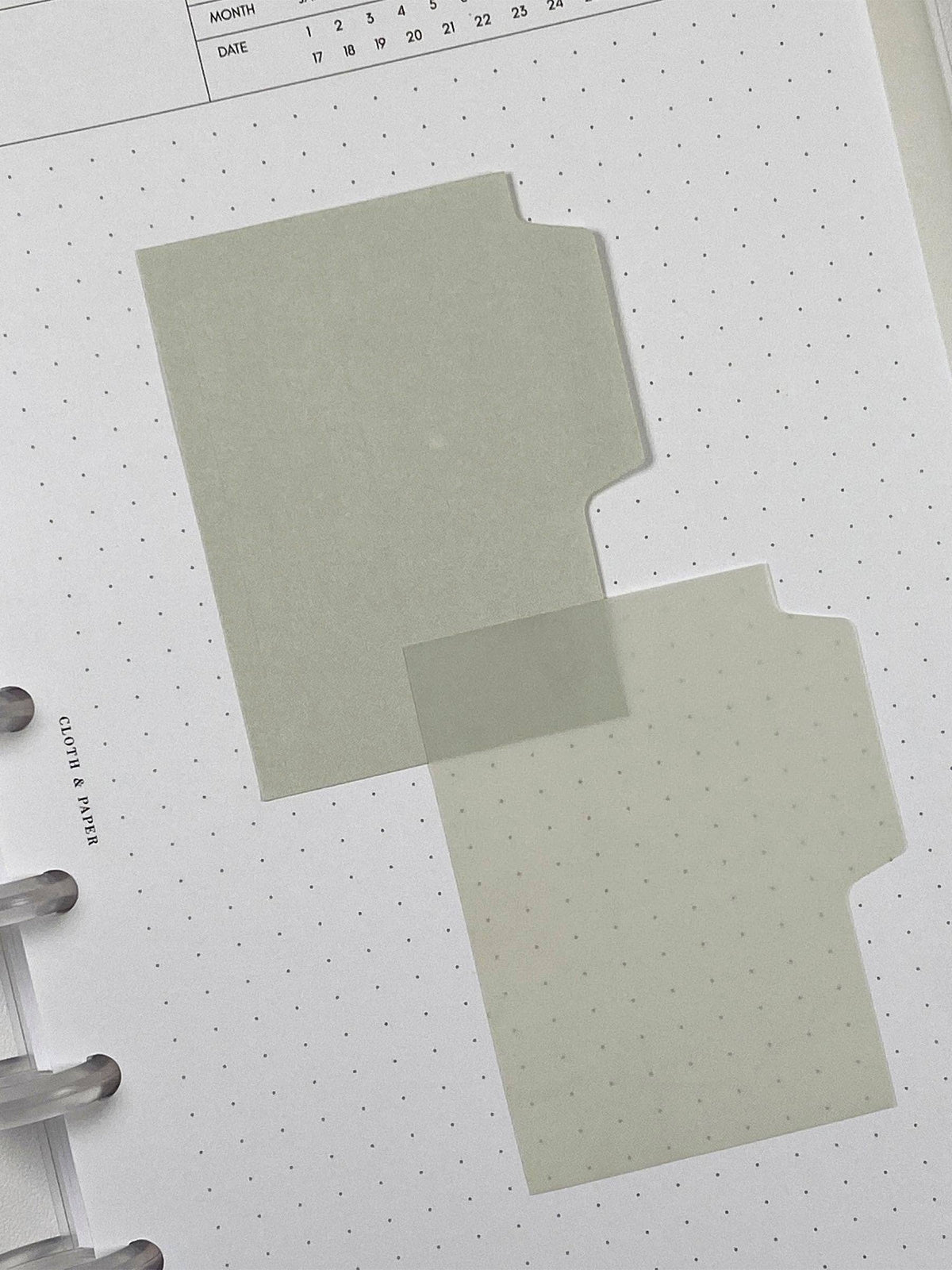 Blank Tab Sticky Note Set